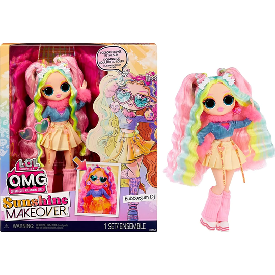 L.O.L. OMG Sunshine Makeover Bubblegum DJ Muotinukke