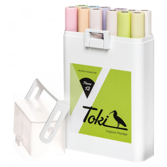Toki Marker Pastel Tones 12-setti