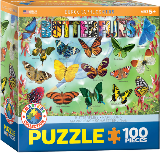 Eurographics 100 palan palapeli Butterflies