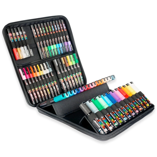 Posca Posca Marker 60-setti Rubbercase