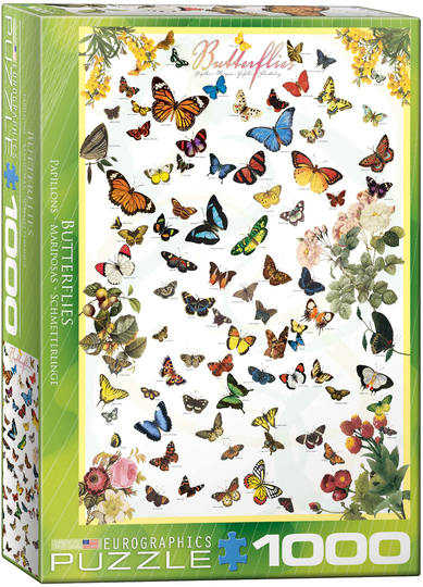 Eurographics 1000 Palan Palapeli Butterflies