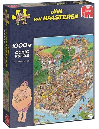 Jan van Haasteren 1000 palan palapeli Fun Around the Pool