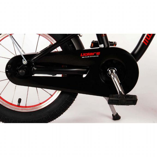 Miracle Cruiser Matte Black Bike 14 tuumaa Volare Prime Collection lasten pyörä 21485