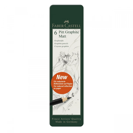 Faber-Castell Graphite Matt Lyijykynä 6-setti