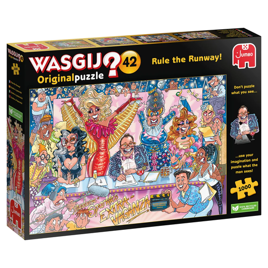 Wasgij Orginal 42 Rule the Runway 1000 palan palapeli