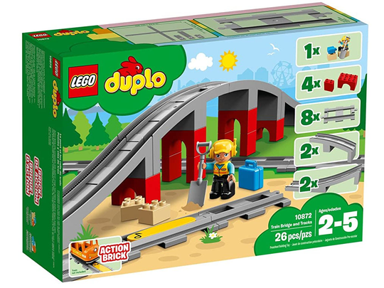 LEGO Duplo - Junasilta ja junarata (10872)