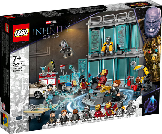 LEGO Super Heroes - Iron Manin asevarasto (76216)