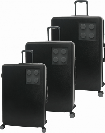 LEGO - Brick 2x2 Urban Trolley Set - 3 Pcs - Black / Stone Grey (20155-1961)