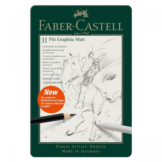 Faber-Castell Graphite Matt Lyijykynä 11-setti
