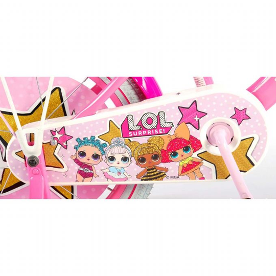 LOL Surprise Pink Lasten pyörä 16 tuumaa LOL Surpise Bicycle 81635