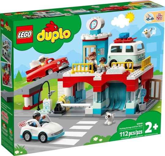 LEGO Duplo 10948 Pysäköintitalo ja autopesula