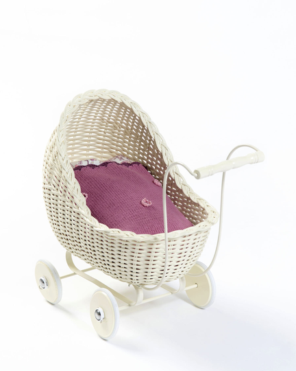 Smallstuff - Doll Stroller - Off White (51001-02)