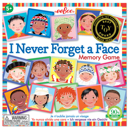Eeboo I Never Forget A Face Muistipeli (24 paria)