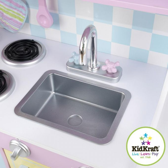 Leikkikeittiö Pastellin värinen Kidkraft Keittiö 53181