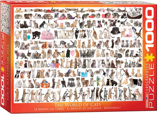 Eurographics 1000 Palan Palapeli The World of Cats