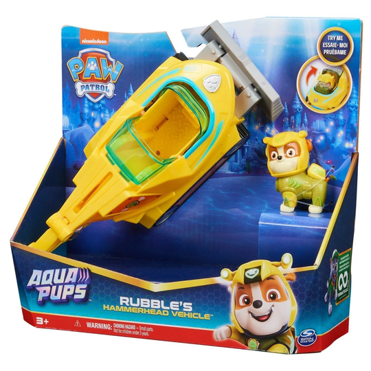 Ryhmä Hau Aqua Pups Rolle ja Hammerhead-ajoneuvo