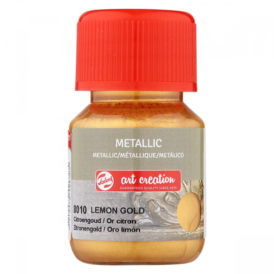 Art Creation Metallic Askartelumaalit 30 ml Shiny Silver