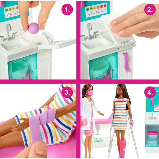 Barbie Fast Cast Clinic Playset Barbie Leikkisetit GTN61