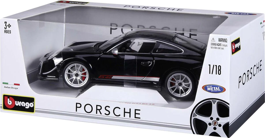 Bburago Porsche 911 GT3 RS 4.0 1/18 Auto (Musta)