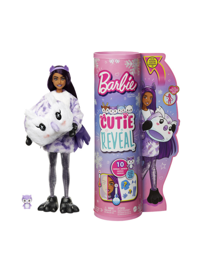 Brb cutie reveal winter sparkle owl