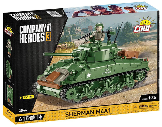 Cobi 3044 SHERMAN M4A1 Koottava Tankki