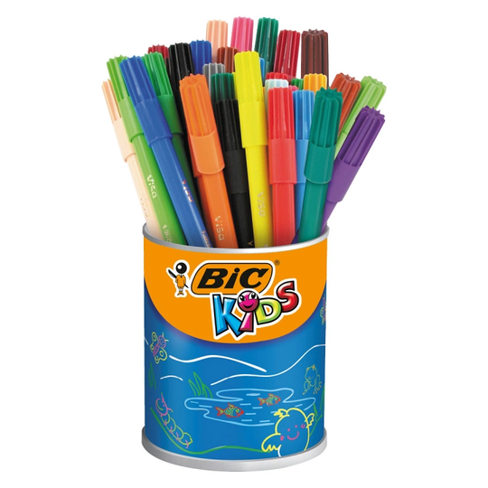 BIC Kids Visa Plastic Pot Tussikynät 36-setti