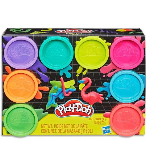 Play-Doh Neon Muovailuvaha 8-pack