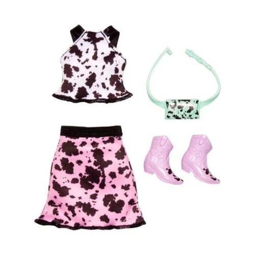 Barbie - Complete Looks - White Blouse and Pink Skirt (HJT18)
