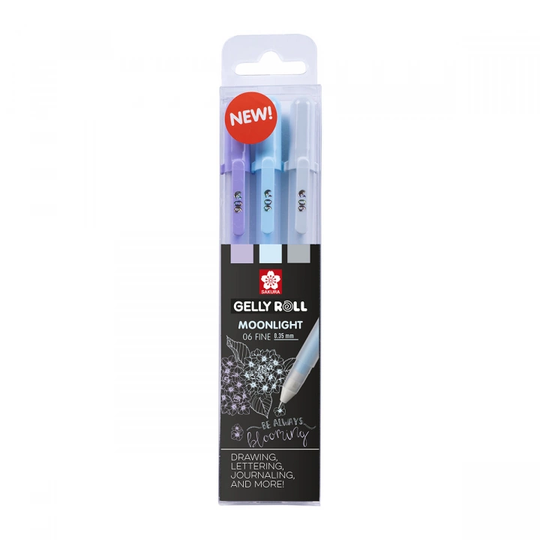 Sakura Unique Collection 3-pack Gelly Rolls Moonlight Calm