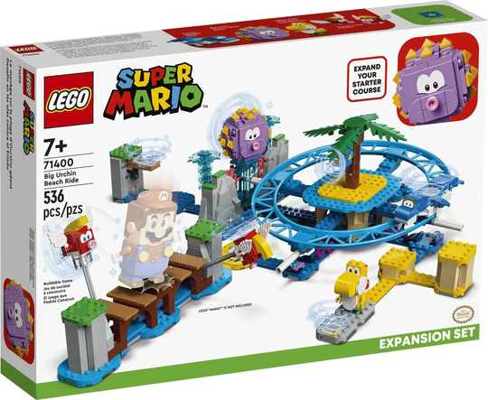 Lego Super Mario 71400 Big Urchin: Rantaseikkailu-laajennussarja