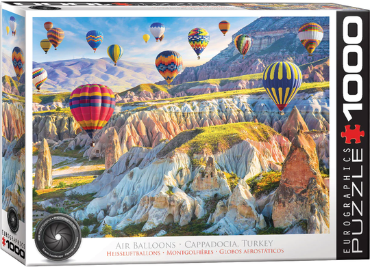 Eurographics 1000 Palan Palapeli Air Balloons, Cappadocia, Turkey