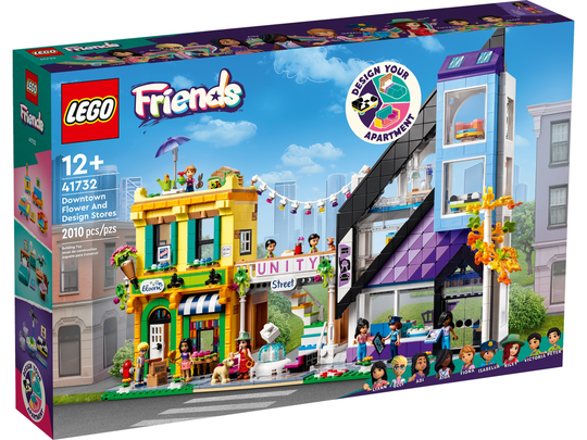 LEGO Friends - Kukkakauppa ja designkauppa (41732)