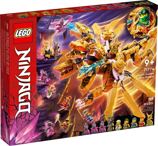 LEGO Ninjago 71774 Lloydin Kultainen Ultralohikäärme