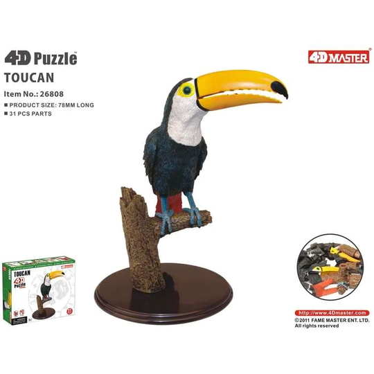 4D Puzzle Toucan