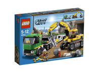 LEGO City 4203 Kaivinkoneen kuljetus