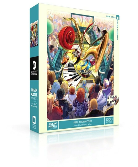 New York Puzzle Company 1000 Palan Palapeli Feel The Rhythm