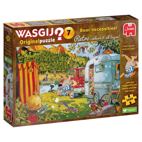 Wasgij Retro Original 7 Bear Necessities 1000 Palan Palapeli