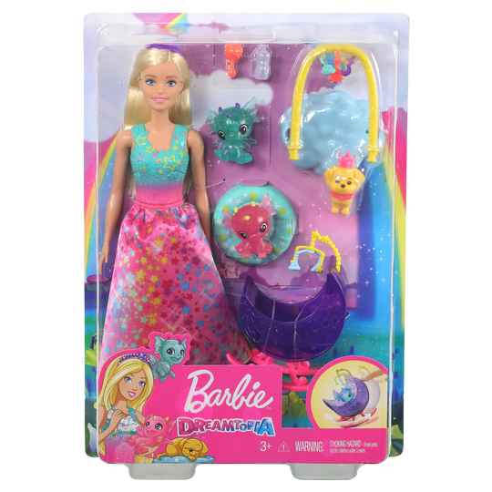 Barbie Dreamtopia Fantasy Playset Lohikäärmeen Tarha