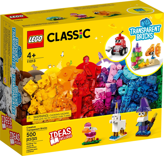 LEGO Classic - Luovan rakentajan läpinäkyvät palikat (11013)
