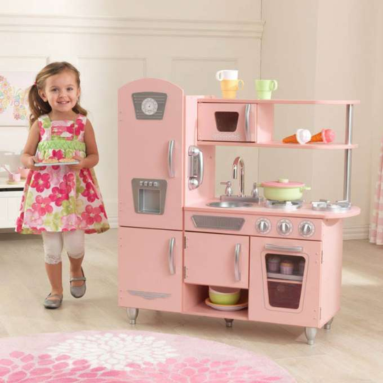 Leikkikeittiö Pink Vintage Kidkraft Keittiö 53179