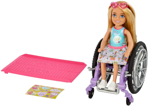 Barbie Chelsea Pyörätuolissa