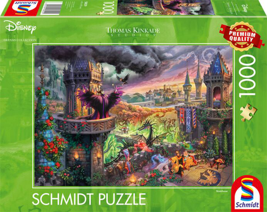 Schmidt Thomas Kinkade 1000 Palan Palapeli Disney Dreams Collection Maleficent