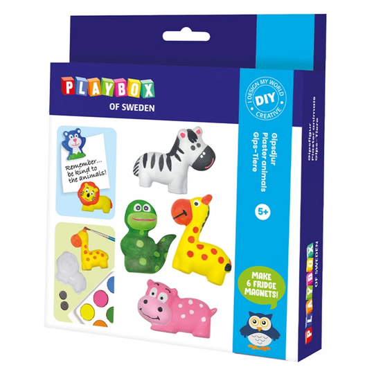 Playbox Askartelupakkaus Kipsieläimet