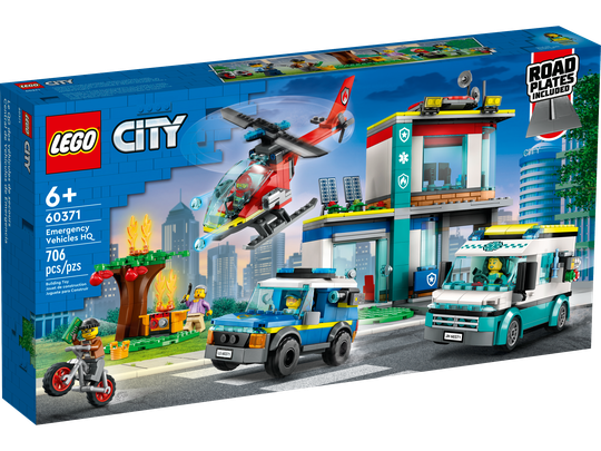 LEGO City - Hälytysajoneuvojen päämaja (60371)