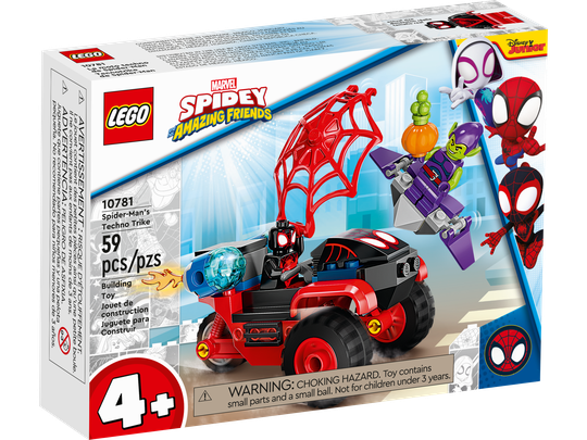 LEGO Spider-Man - Miles Morales: Spider-Manin Trike-moottoripyörä (10781)