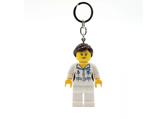 LEGO - Keychain w/LED - Nurse (4006036-LGL-KE186H)