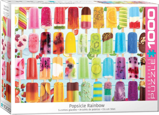 Eurographics 1000 Palan Palapeli Popsicle Rainbow