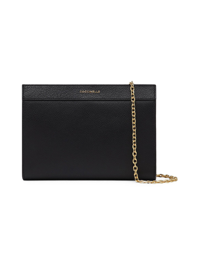Coccinelledavy flap shoulderbag m -nahkalaukku