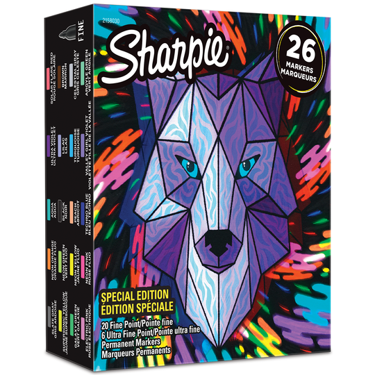 Sharpie - 26 Permanent Markers Special Edition - Lion Pack (2158030)