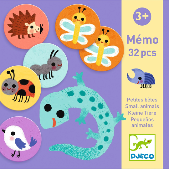 Djeco Memo Pienet Eläinystävät Muistipeli
